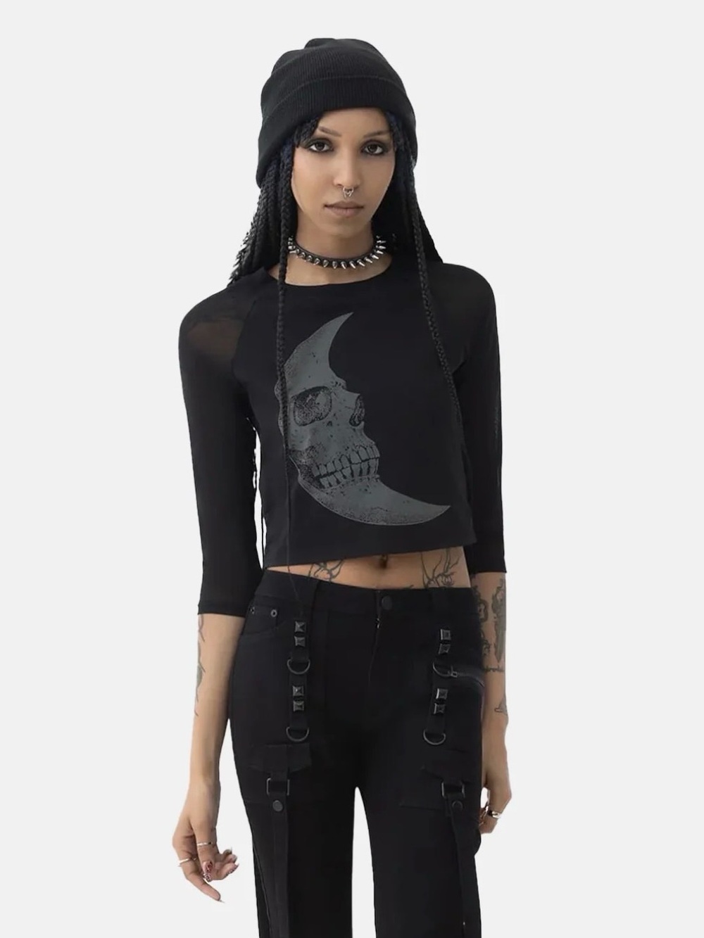 Killstar Crescent Doom Crop Top